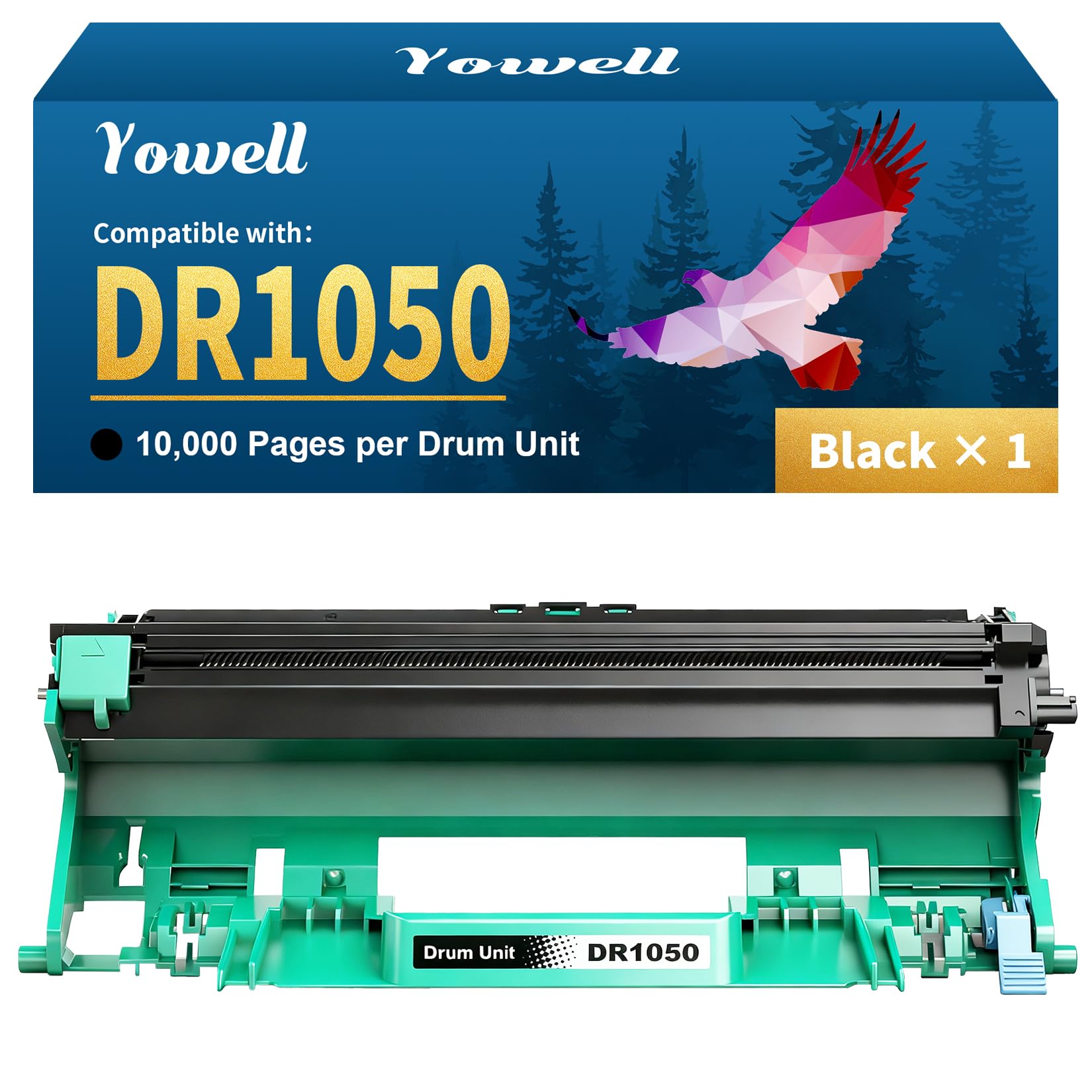 Unità Tamburo Skydo DR-1050 Compatibile Per Brother DCP-1612W, HL-1210W, MFC-1810 E Molti Altri, 2 Pezzi