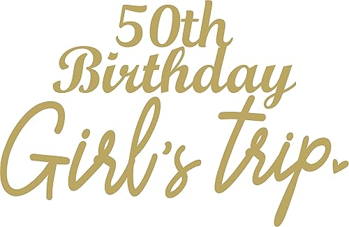 SEC Apparel Parches termoadhesivos de viaje para niñas de 50 cumpleaños, calcomanías de transferencia con apliques para camisetas, ropa de tela