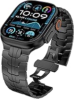 Vista 69 de WINGLE Correas de titanio para Apple Watch Band Ultra 3/2/1 Band Ultra de 1.929 in Series 11 10 1.811 in 1.772 in 1.732 in 1.654 in SE 3/2/1 Series