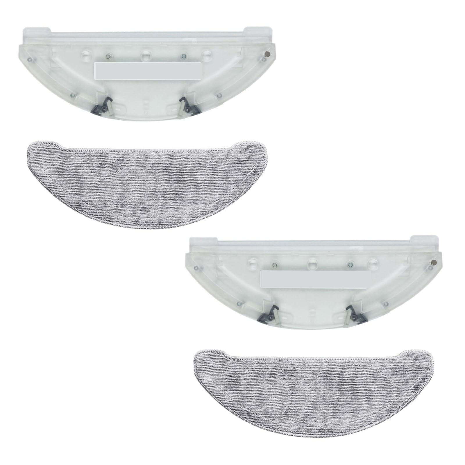 ETXDFTFQ Sweeping Mop Mounting Bracket Robot Vacuum Cleaner Spare Parts Water Tank Tray Accessories,Compatible for ROIDMI EVE Plus(Bracket mop 2pcs)