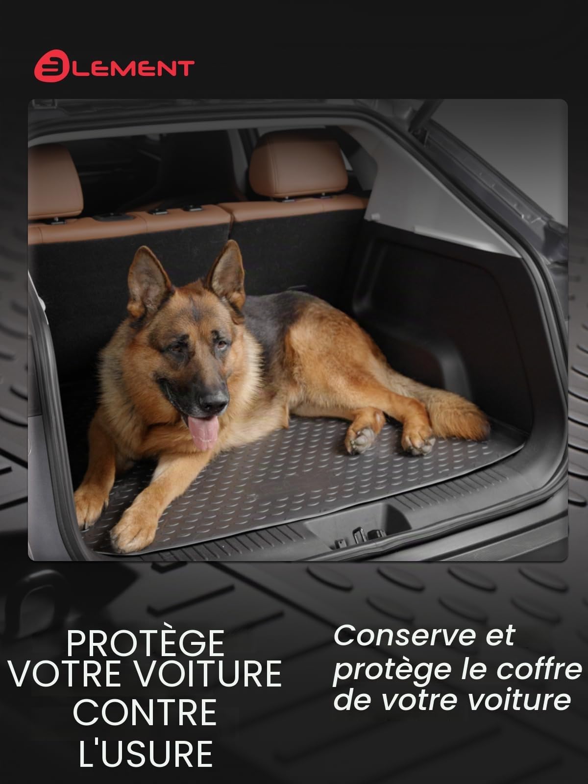 Element Tapis de Coffre pour Cupra Formentor (I Rest) - 2024 -> Position Plancher de Chargement inférieur - Tapis antidérapant 100% sur Mesure pour Voiture