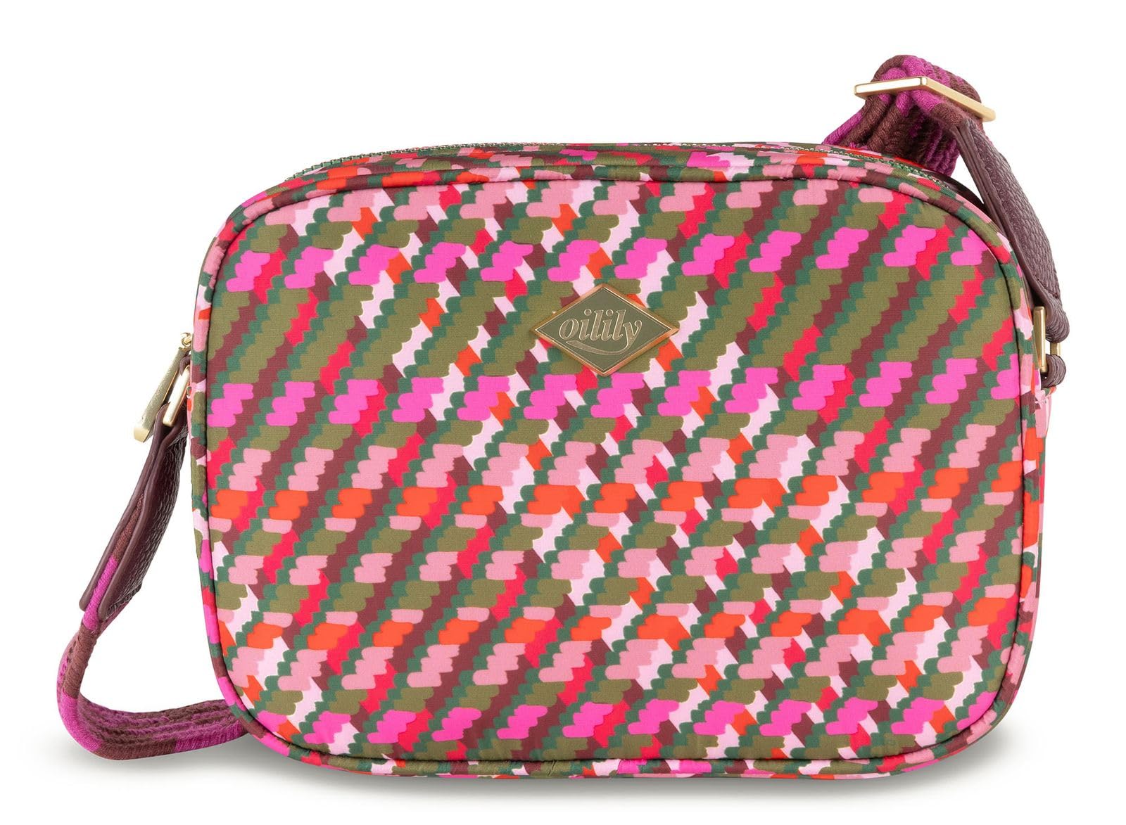 Bolso de hombro Oilily Xaras Forrest Green con acabados detallados y diseño exclusivo 5
