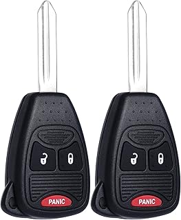 Key Fob Remote Replacement Fits for Dodge Ram 1500 2500 3500 2006 2007 2008 Dakota Magnum Durango Nitro Charger Avenger Caliber Jeep Wrangler Patriot Grand Cherokee Keyless Entry Remote OHT692427AA