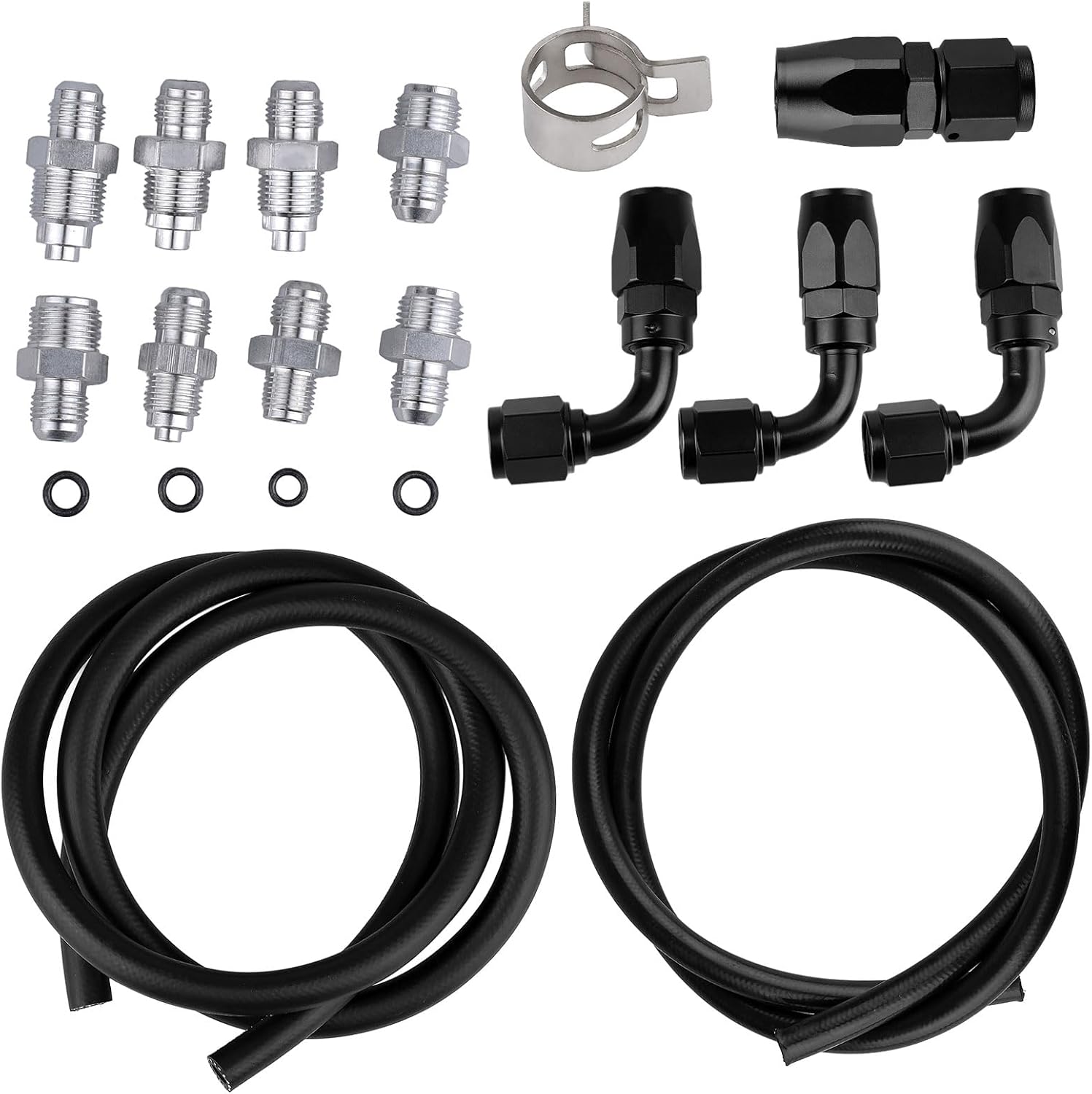 SOLLON 551082 Universal Power Steering Pump Hose Kit for LS