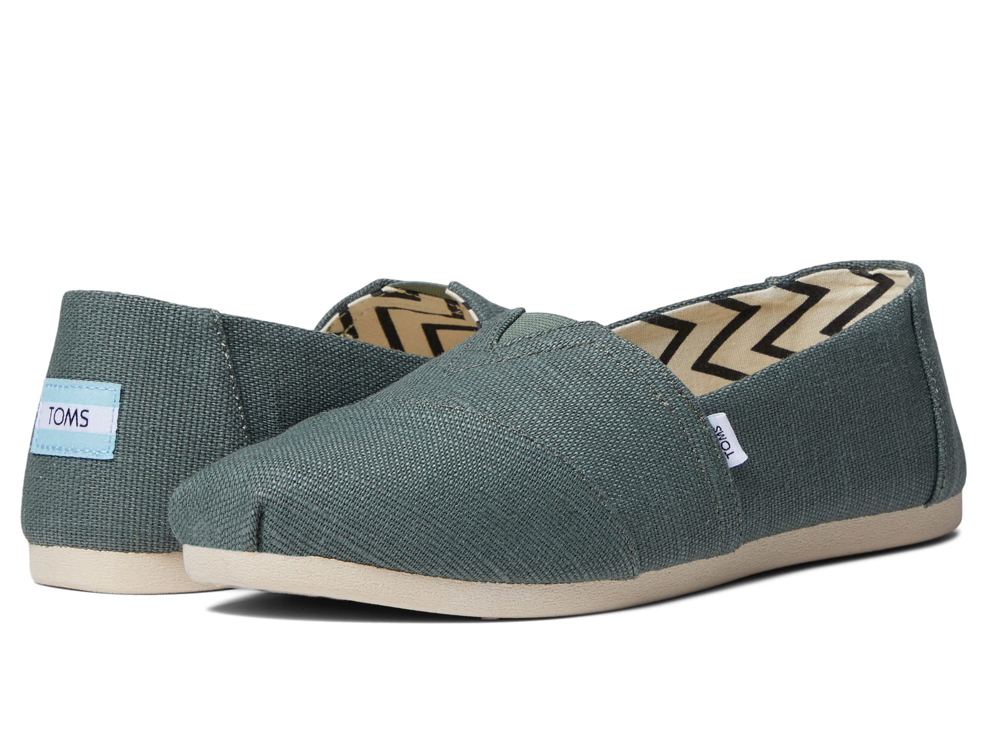 TOMS Women's Eco-Conscious Espadrilles Earthwise Jute Sustainable Comfort Green