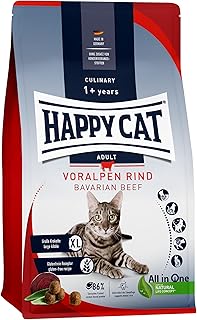 Happy Cat Culinary Adult Voralpen Rind M - Katzen-Trockenfutter für ausgewachsene Katzen und Kater - 4 kg product image