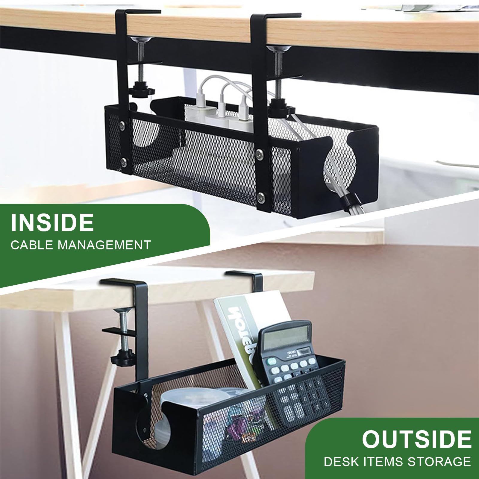 SAPUBK Plateau De Gestion Des Câbles Sous Le Bureau - Canada