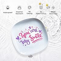 Vista 6 de White Permanent Vinyl, 12" x 12" Permanent Adhesive Sheets, 15 Adhesive Vinyl Sheets & 5 Transfer Tape Permanent, Glossy & Waterproof Sheets