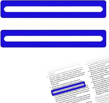 2Pcs Mahjong Line Finder, Mahjong Card Line Guide Bright Acrylic Mahjong Line Reader Tracker Ruler Marker Strips Mahjong Rules Helper Mahjong Accessories Mah Jongg Gifts for Beginner PlayersBlue