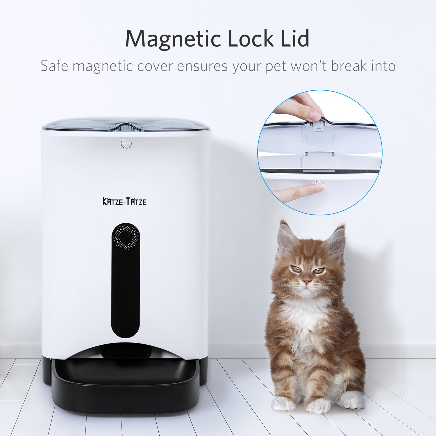 uunitona automatic pet feeder