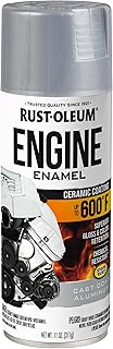 Rust-Oleum 366429 Engine Enamel Spray Paint, 11 oz, Cast Coat Aluminum