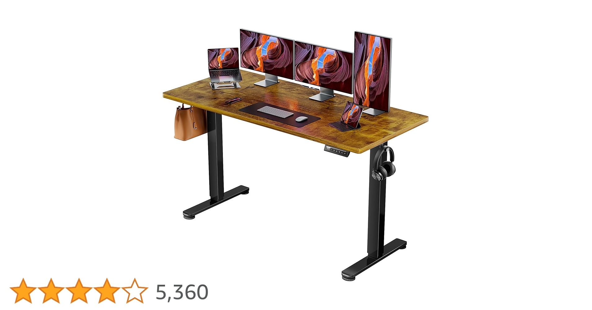 ★ErGear 電動ワーク・スタンディング・昇降デスク  新品・未使用 匿名配送 Amazon | ErGear 電動 オフィスワークテーブル 昇降式デスク