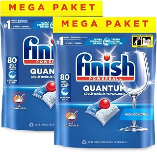 Finish Powerball All in 1 Quantum Dishwasher Tablets 2 x 80 | 160's Regular Price In India