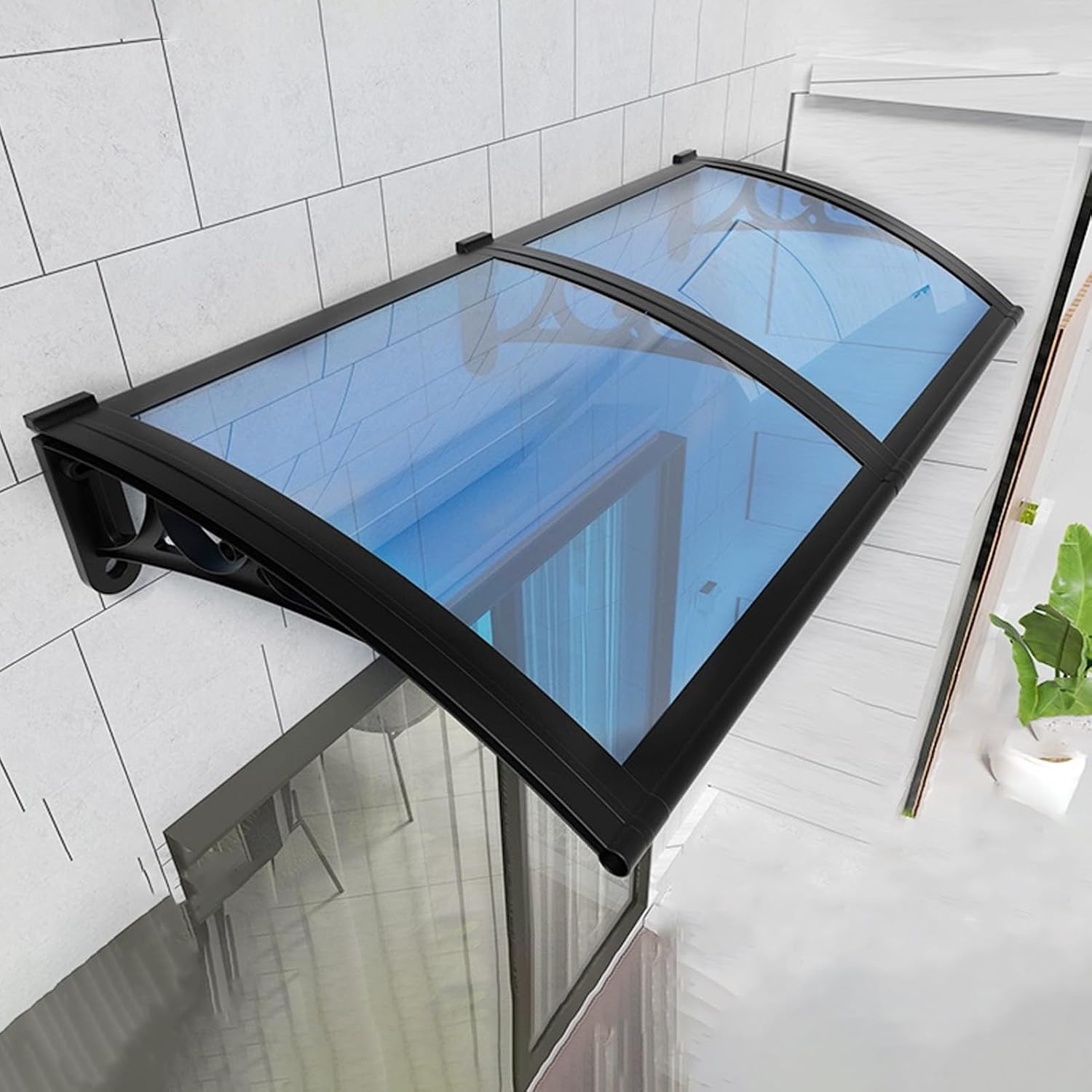 Amazon.co.jp: テラス屋根 Diy キット,簡易屋根 雨よけ,住宅用ひさし, 雨よけ 屋根庇, 庇 ひさし雨よけ, ひさし 雨よけ ...