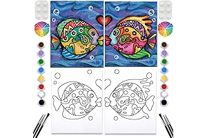 2 Pack Paint and Sip Kit for Couples Date Night