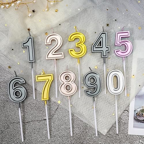 Miniatura 7 de Velas de cumpleaños número 20, decoración de feliz cumpleaños para mujeres, hombres, niñas, niños, fiesta, boda, aniversario, celebración (negro)