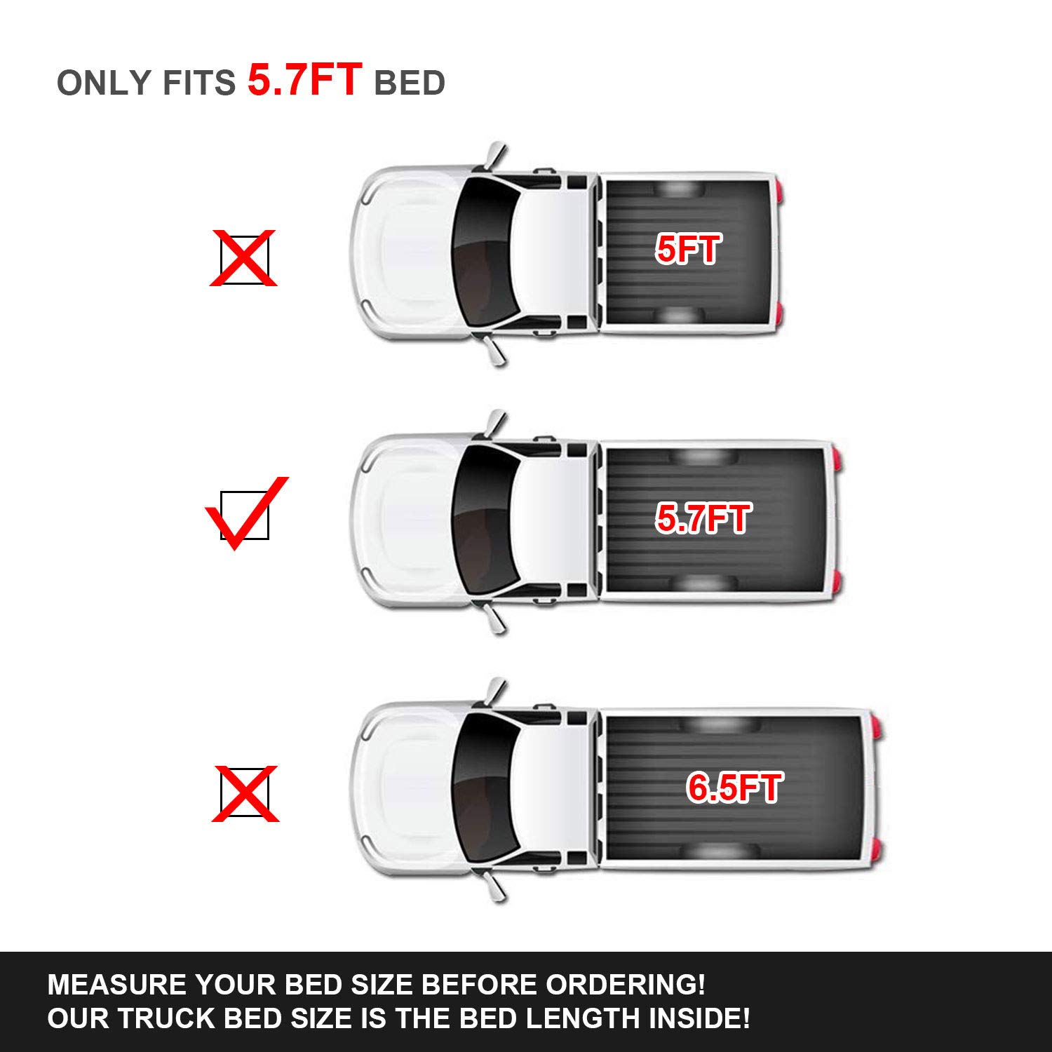 Turbo Sii Hard Tri Fold Frp Fiberglass Truck Bed Tonneau Cover Fits Dodge Ram 2009 2018 2019 Classic 1500 5 Ft 7 In Bed 5 Years Warranty Instruction Included Amazon Ae