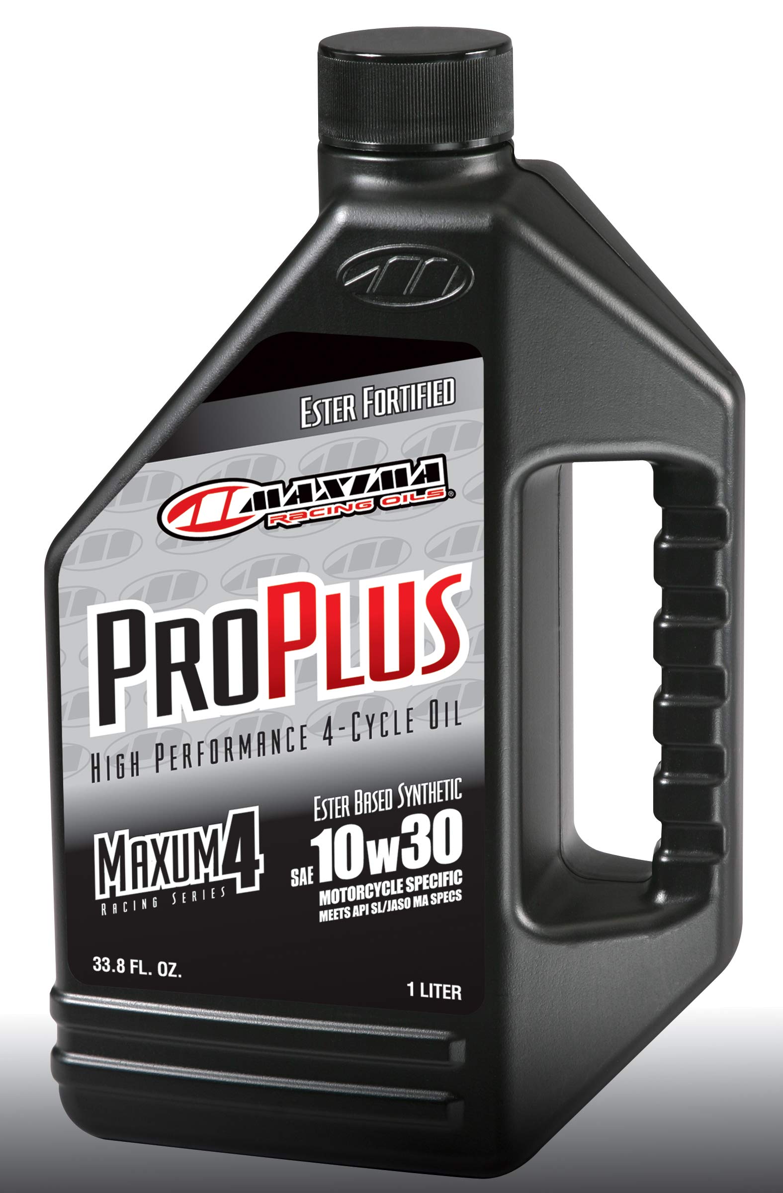 Maxima Racing Oils 30-019128-3PK Pro Plus+ 10w50 Synthetic Motorcycle Engine Oil 1G Bottle, 3-Pack