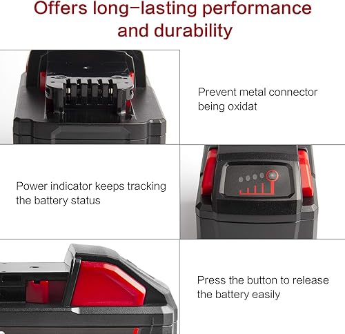 Miniatura 4 de Cukect Reemplazo de batería Milwaukee M18 de 9.0Ah 18 V compatible con 48-11-1850 48-11-1860 48-11-1845 48-11-1828 batería de litio de herramientas