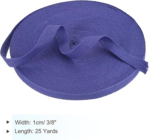 Vista 350 de PATIKIL Cinta de sarga de algodón de 3/4 pulgadas, 10 yardas, cinta de encuadernación al bies, cinta de espiga para costura, envoltura de regalos
