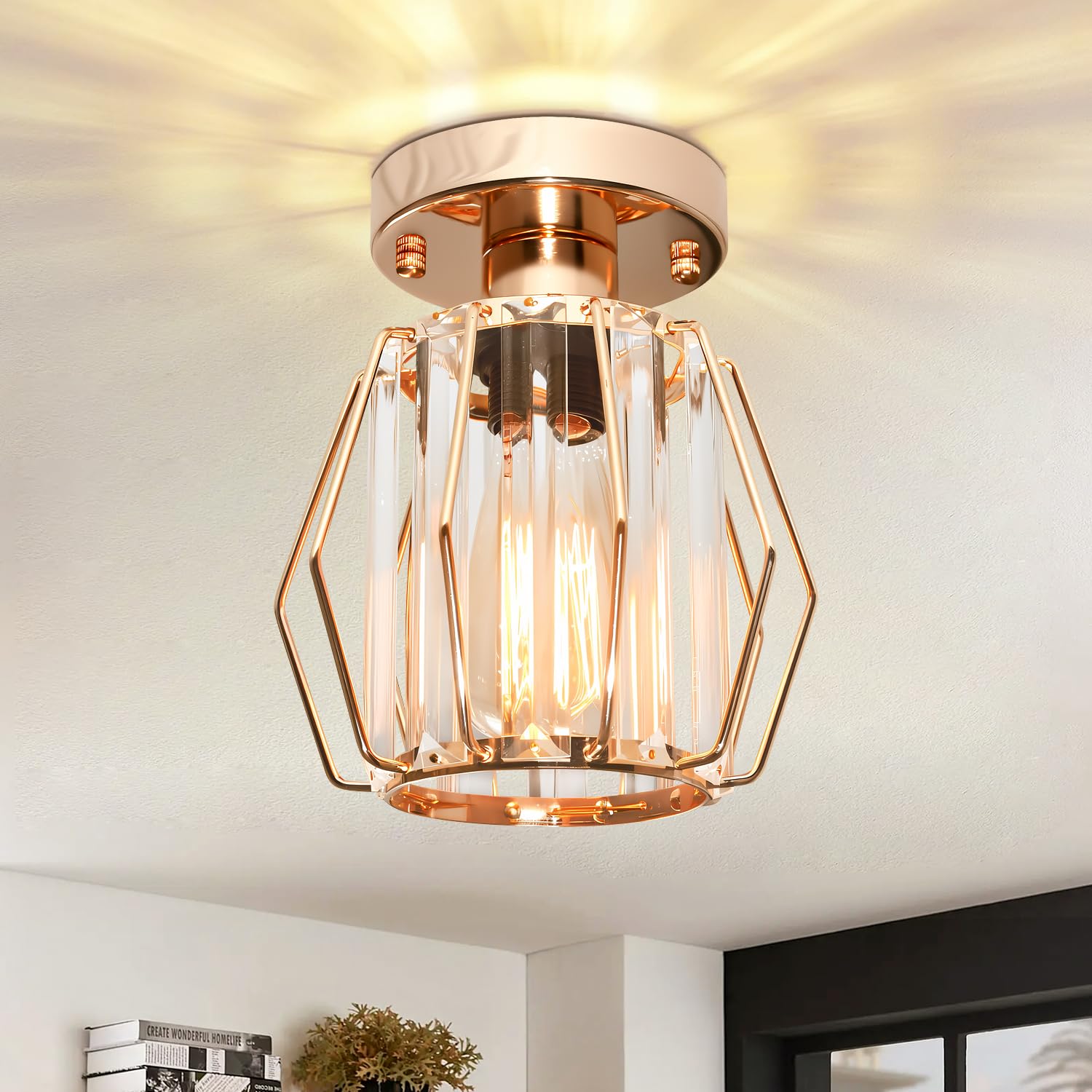 Mlihove Hallway Ceiling Lights Crystal Lighting