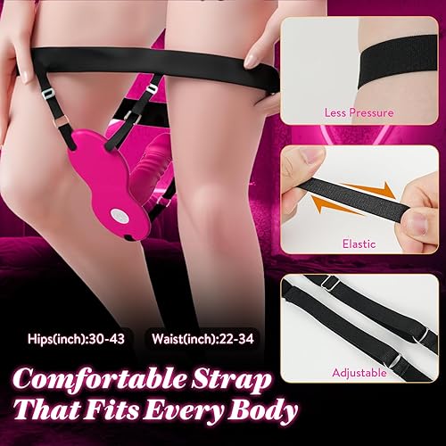 Miniatura 5 de Consoladro para montar y frotar con vibrador para clítoris, consolador con correa portátil, máquina sexual para mujeres y parejas, juguetes sexuales