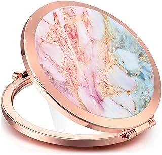 Espejo compacto para mujer, mini espejo redon...