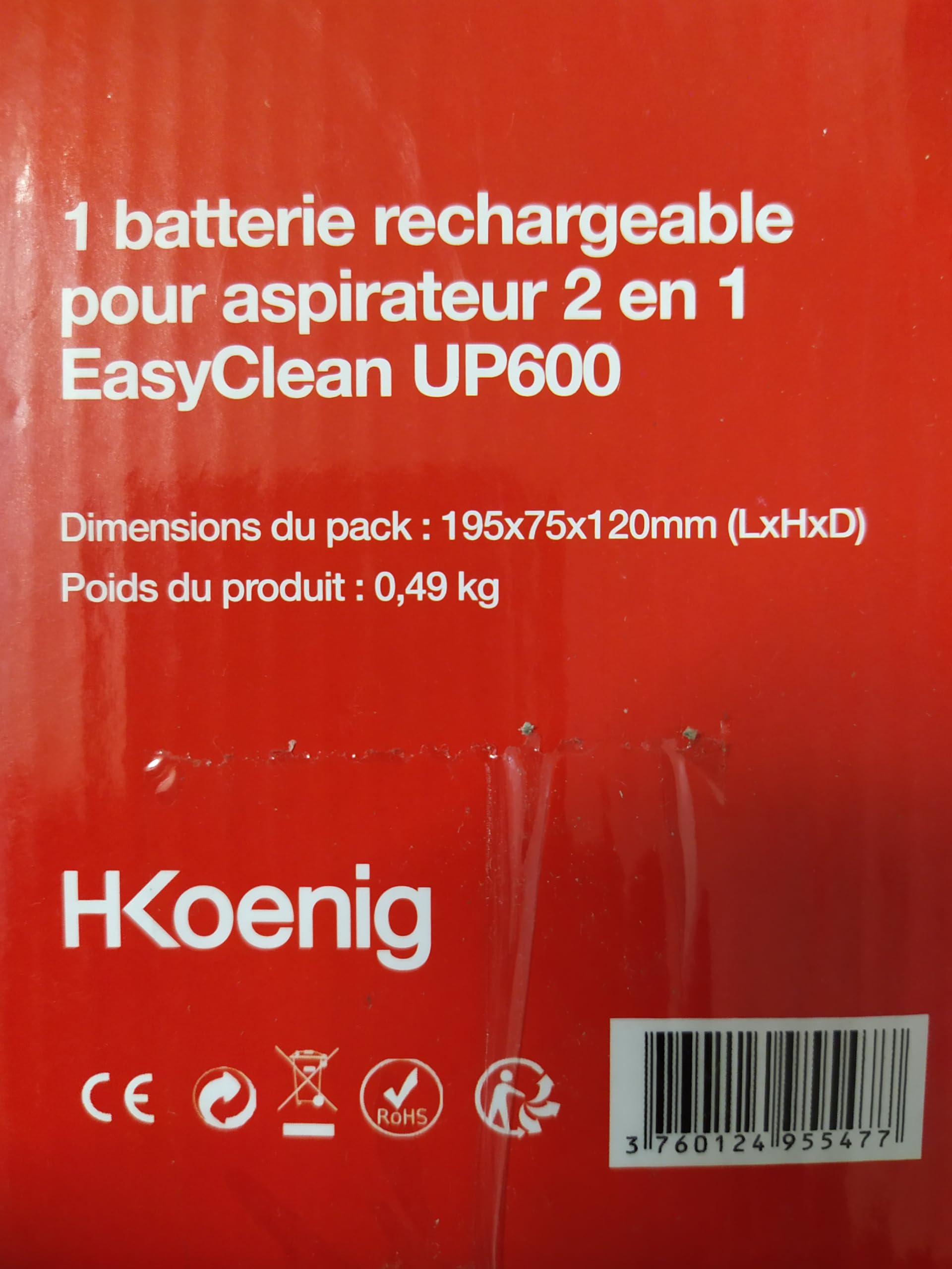 Aspirapolvere 2 in 1 senza fili H.Koenig PowerClean