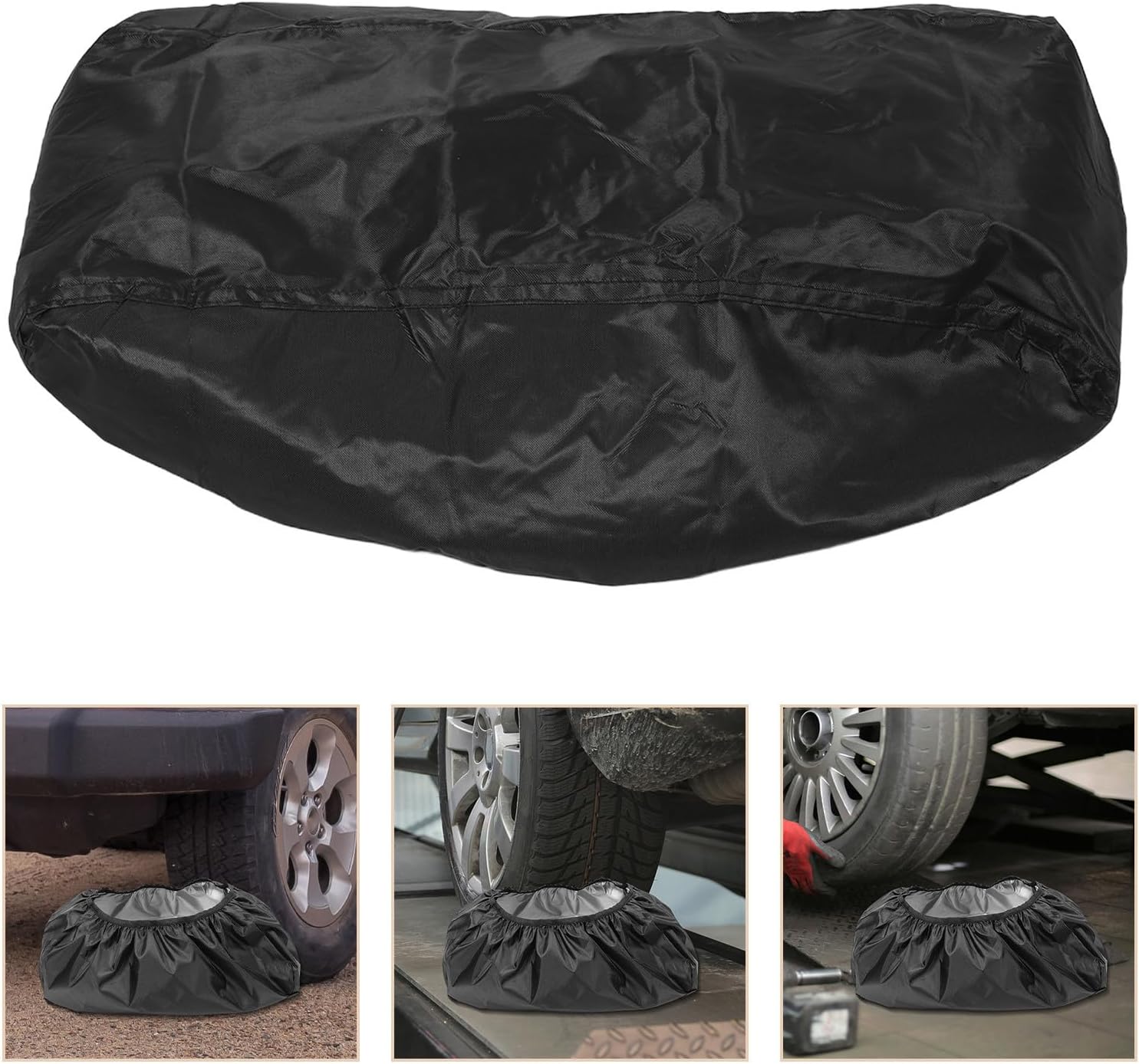 2 Pack Heavy Duty Oxford Cloth Winch Covers for Vehicle Protection
