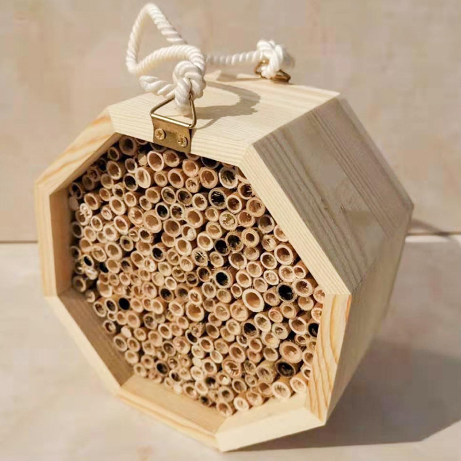 Bienenhäuser für den Garten, bestäubende Bienenhäuser - Holznisthilfe für Wildbienen | Bestäubungspalast, Schmetterlingshaus, Wespenlebensraum für Garten Yard Terrasse