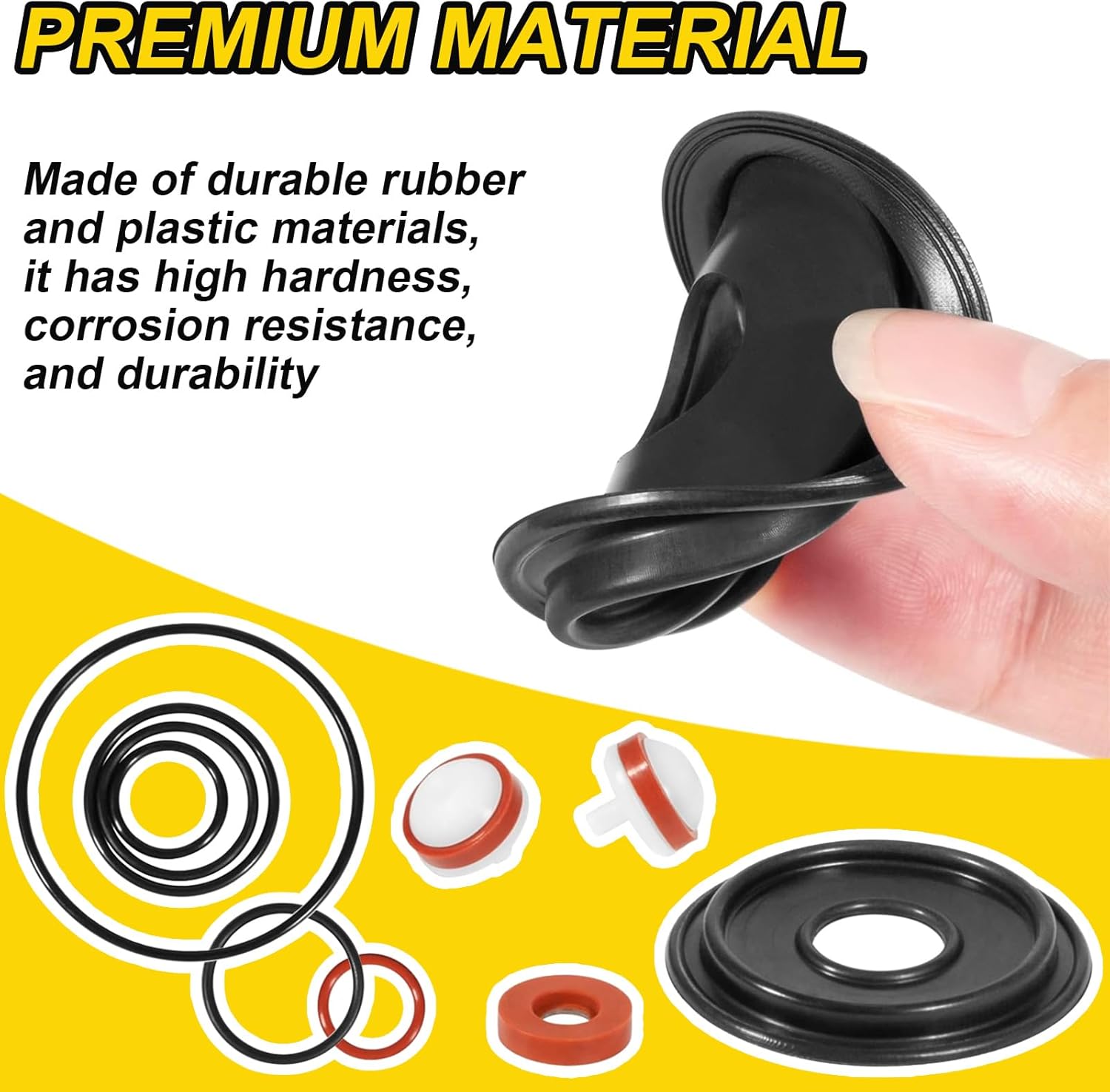 0887297 Complete Rubber Repair Kit Compatible with 1/4"-1/2" Watt 009 Series