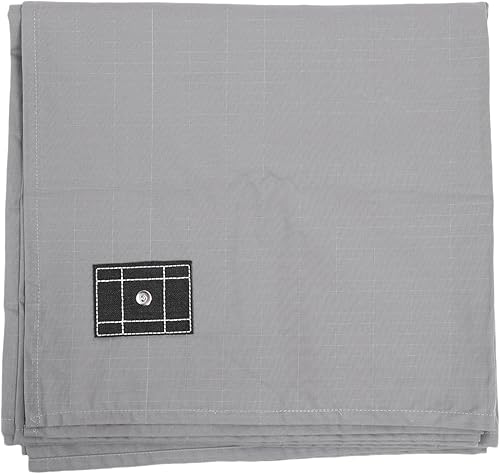 Pongnas 95% Organic Cotton 5% Silver Fiber Grounding Sheet with Grounding Cord for All Mattress Sizes Fits 104.33 X 23.62in Gray, Earth Connected