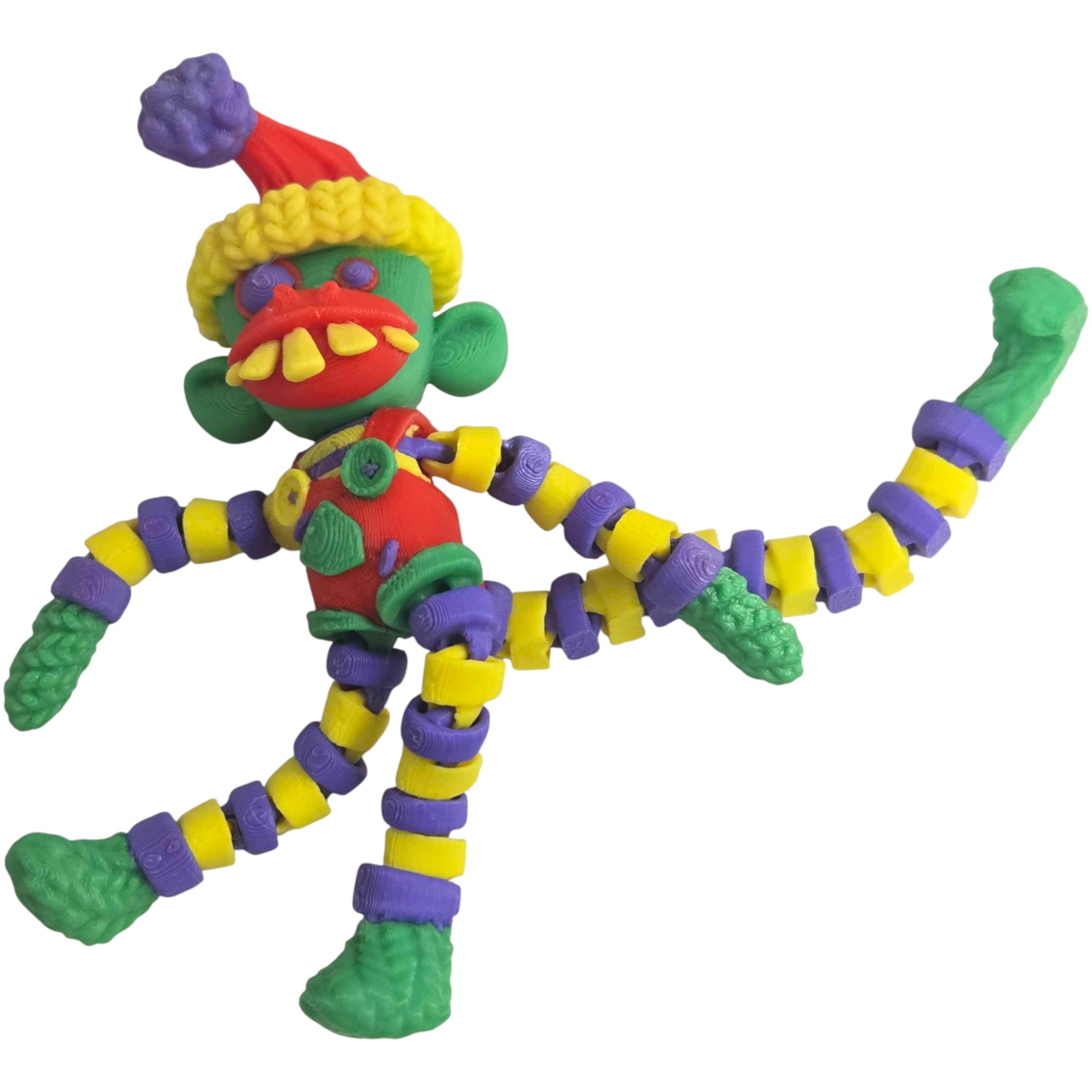 Amazon.com: Articulated Creepy Sock Monkey Figurine – Poseable