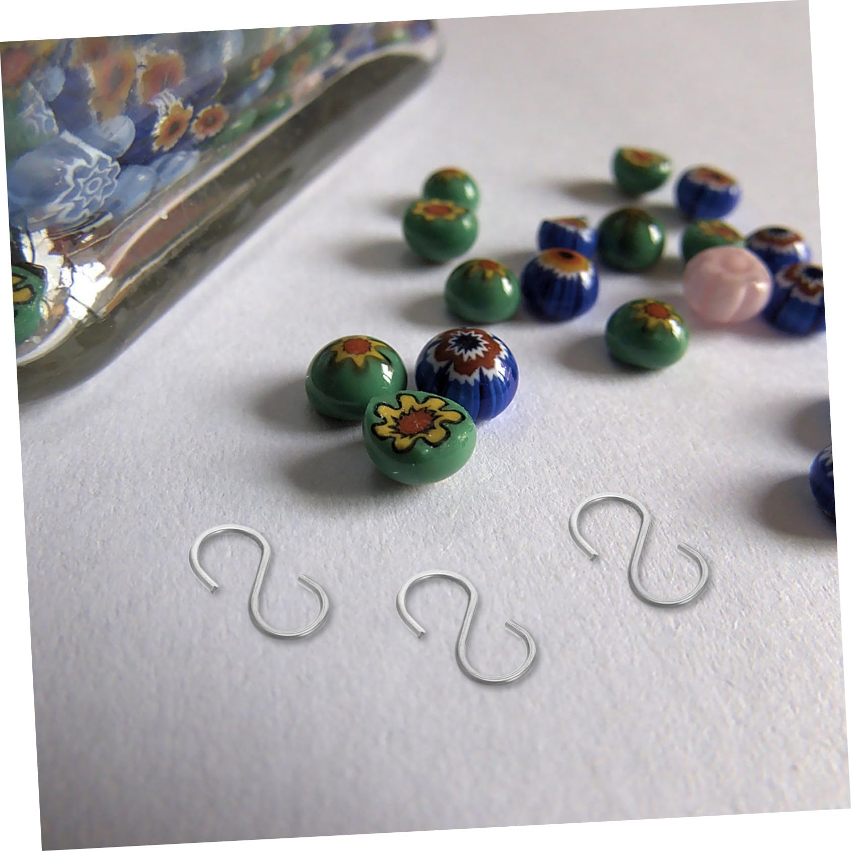 Hitzebeständige Brennhaken für Keramikschmuck 100 Stück aus Hochtemperaturlegierung Robust und Töpferwerkzeuge für Glas und Töpferbrennvorgänge