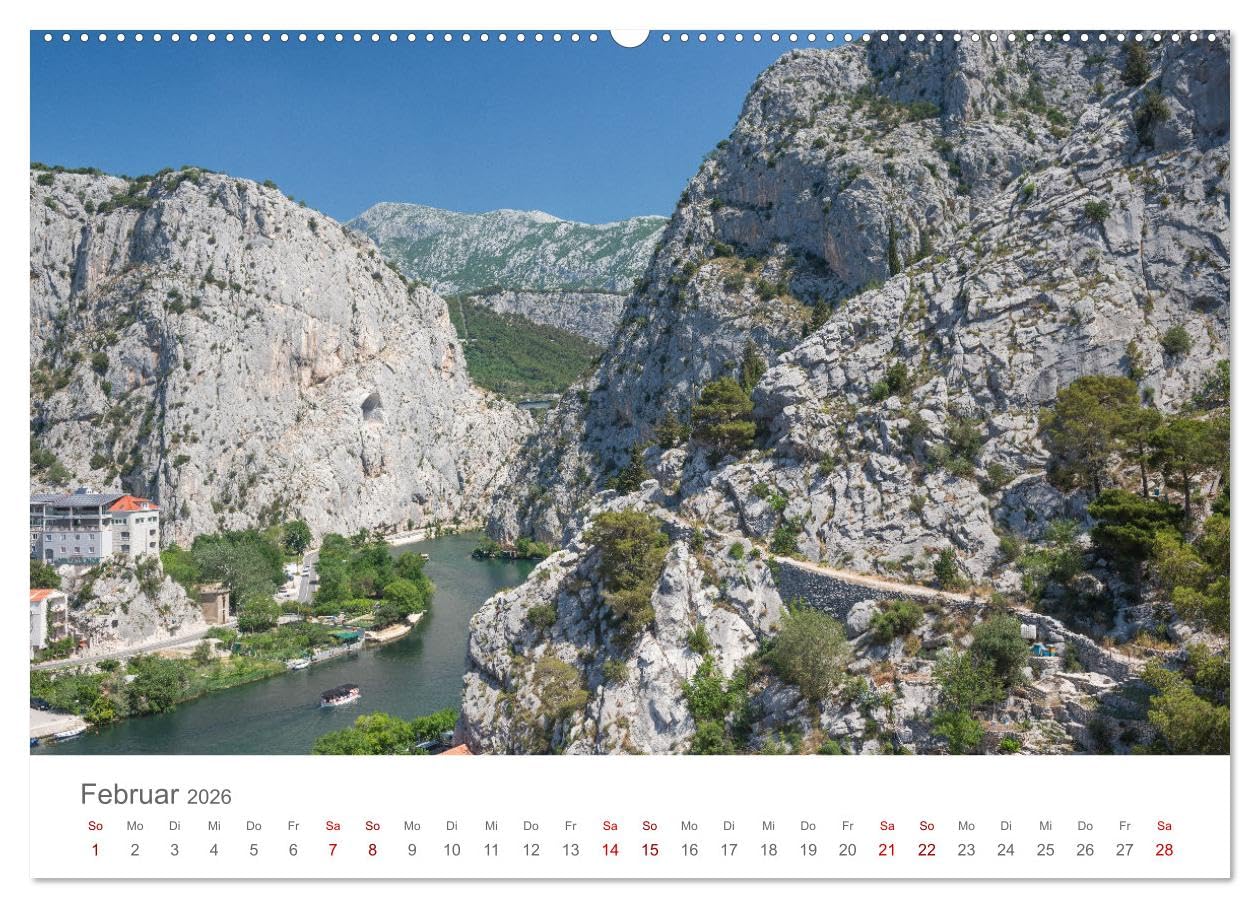 KROATIEN - Perle der Adria (Wandkalender 2026 DIN A2 quer), CALVENDO Monatskalender: Highlights einer Reise durch Kroatien (CALVENDO Orte)