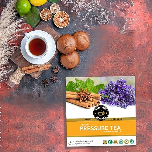 Miniatura 5 de TEACURRY Té de corazón (30 bolsas de té)  Ayuda a equilibrar la presión arterial  Té de corazón para presión arterial alta