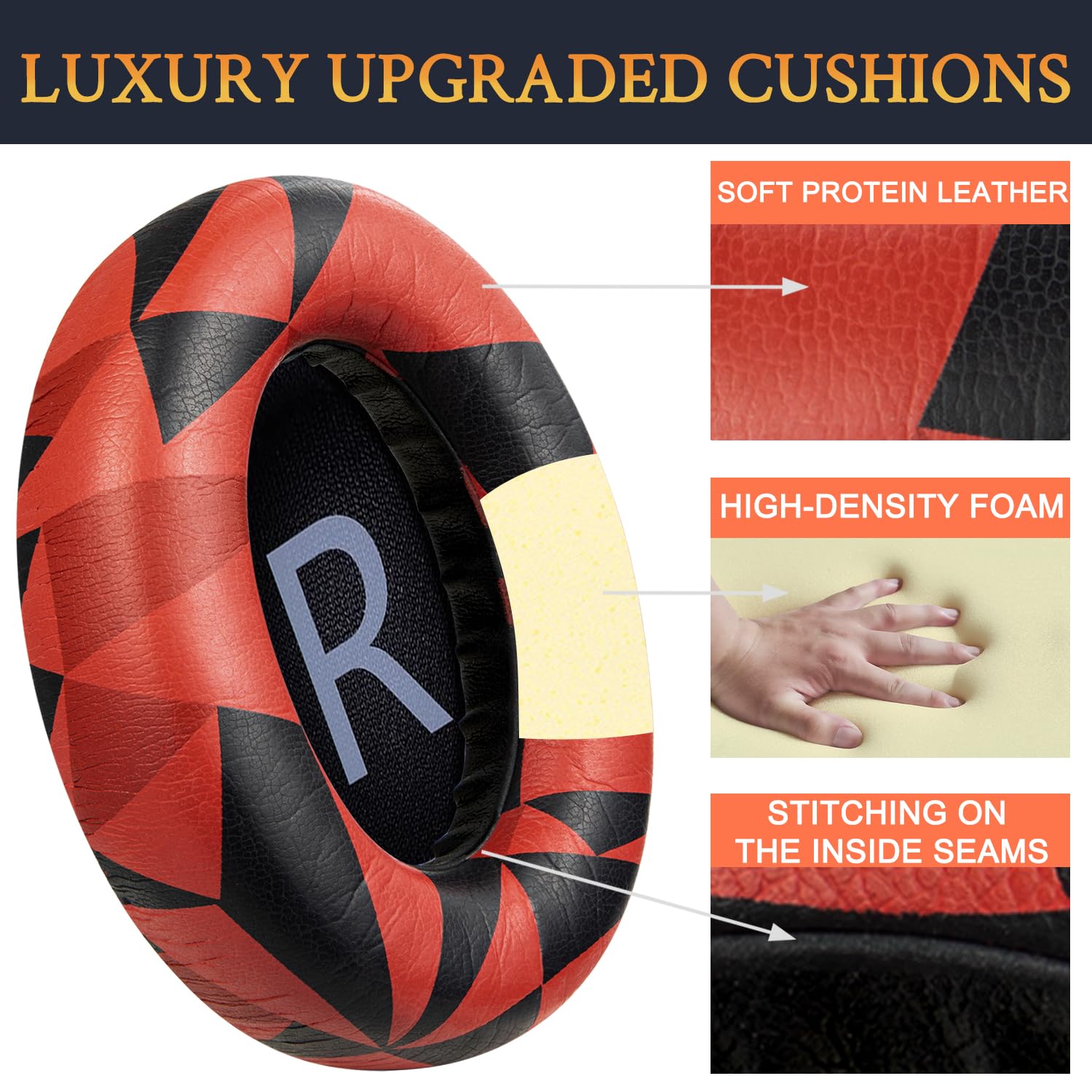 Cuscinetti Auricolari Di Ricambio Per Bose 700 - Pelle Morbida, Schiuma Alta Densità, Migliore Cancellazione Rumore - Foto 8