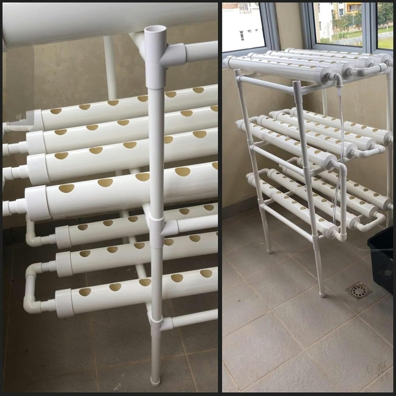 Hydroponics Growing System,Hydroponics System, Large Garden Hydroponic Growing System, for Planting Green Vegetables, Growing System Indoor Garden~/