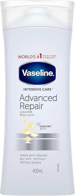 Vaseline Intensive Care Intensive care fragrance-free Body Lotion to heal very dry skin 400ml