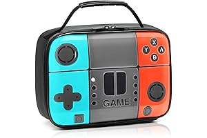 Kids Lunch Box Cooler Bag with Boys Game Playing Design