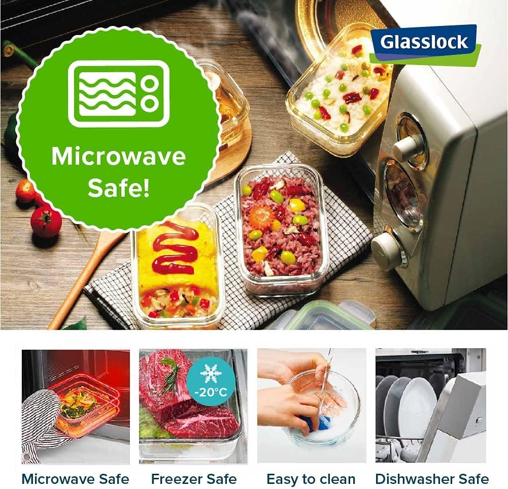 Glasslock Kare Glass Storage Container 1200 Ml