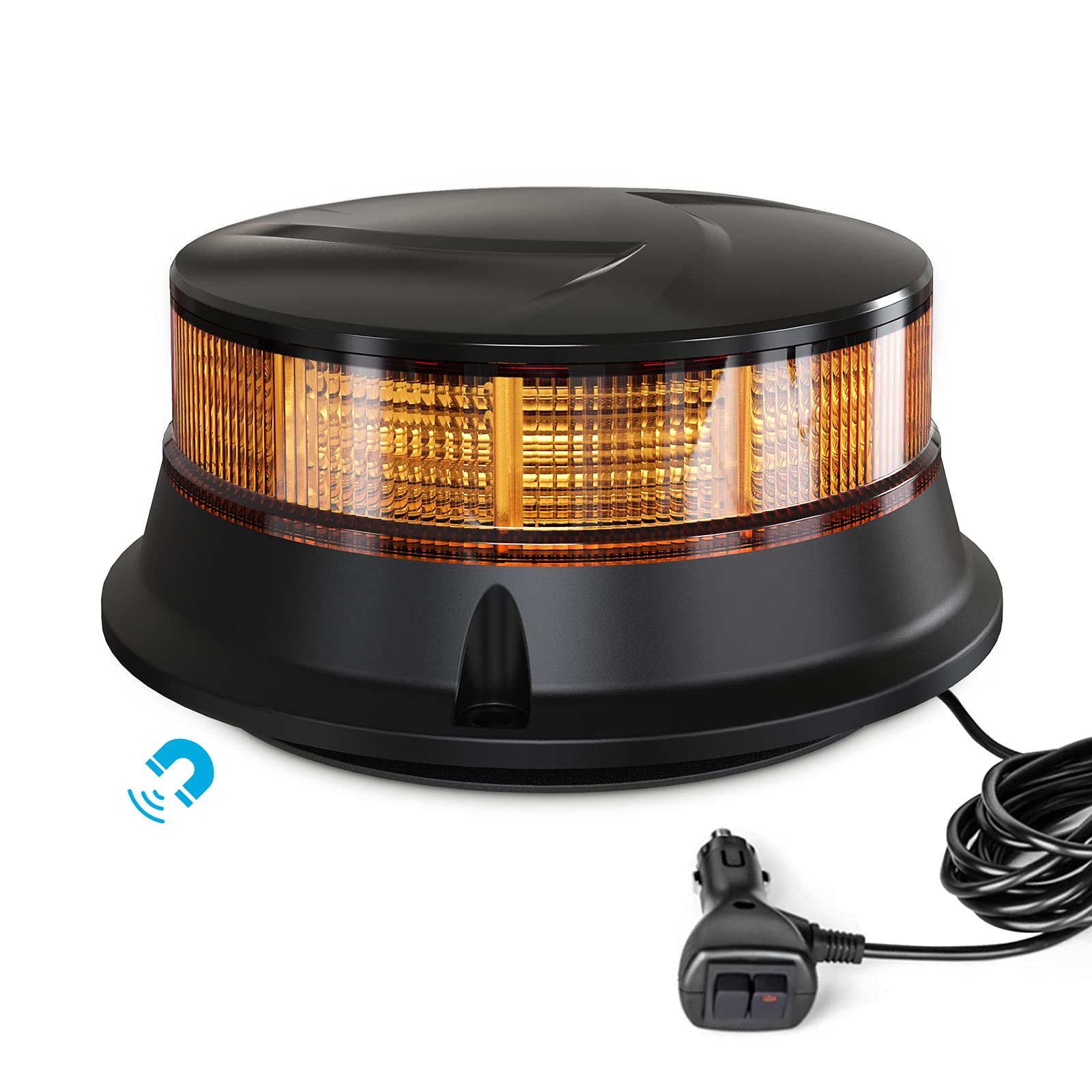 Buy Agrieyes Amber Beacon Light 4.2Inch, 7 Flashing Modes Safety