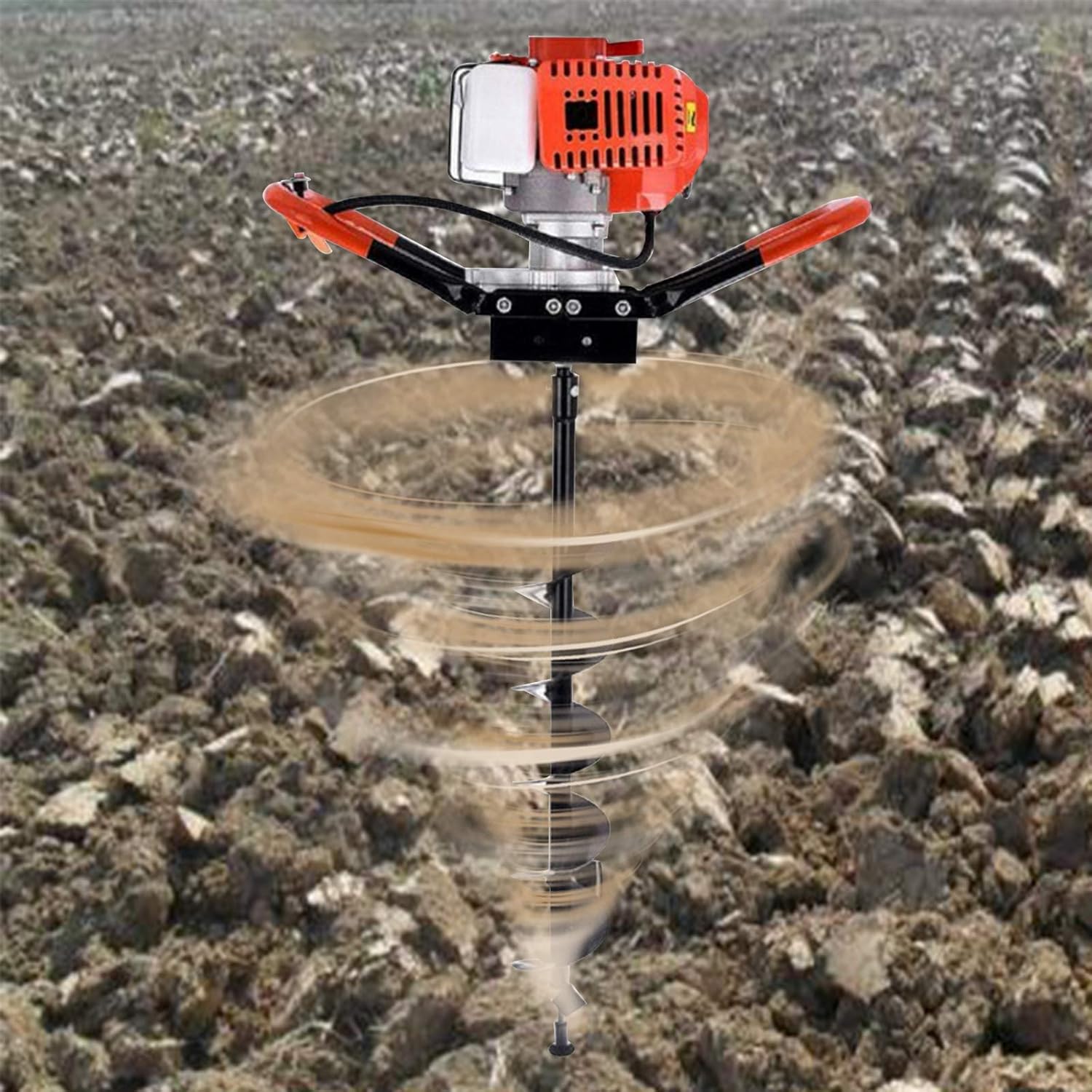 Limited Discount SuxiDi 52cc Auger Post Hole Digger, 3KW 2 Stroke Post Hole Auger Gas Powered with 3 Auger Drill Bits(5 & 6 & 8) for Farm Garden Plant. One-Day Sale: Up to 40% Off SuxiDi 52cc Auger Post Hole Digger, 3KW 2 Stroke Post Hole Auger Gas Powered with 3 Auger Drill Bits(5 & 6 & 8) for Farm Garden Plant.