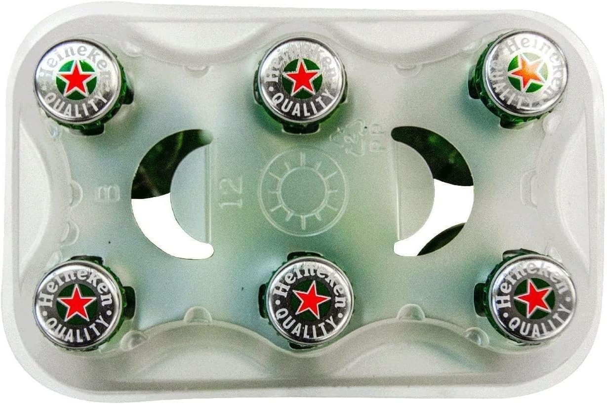 Six Pack Plastic Bottle Carriers for 12oz-16.9oz Plastic or Glass Bottles (Pack of 225) - FAST SAME DAY SHIPPING