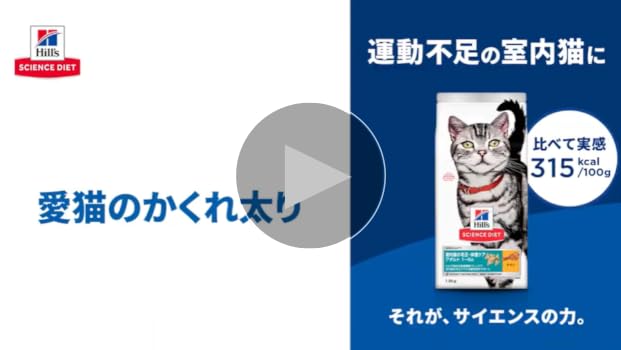 ヒルズ サイエンス・ダイエット キャットフード 室内猫の毛玉・体重