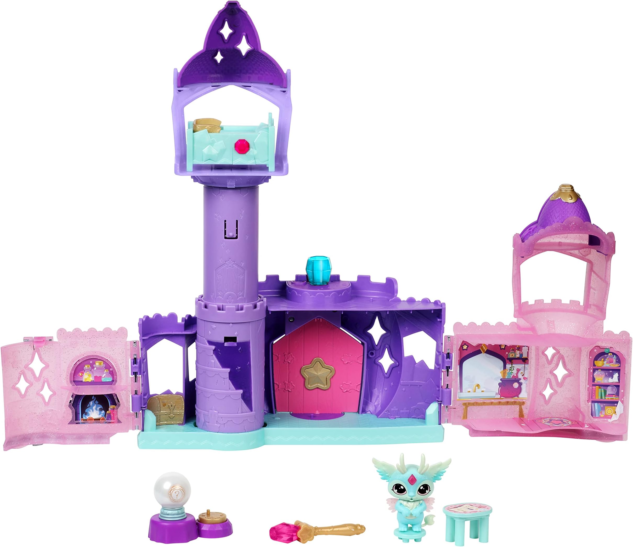 Mixlings Magic Castle, Expanding Playset with Wand That Reveals 5 Magic Moments, for Kids Aged 5 and Up
