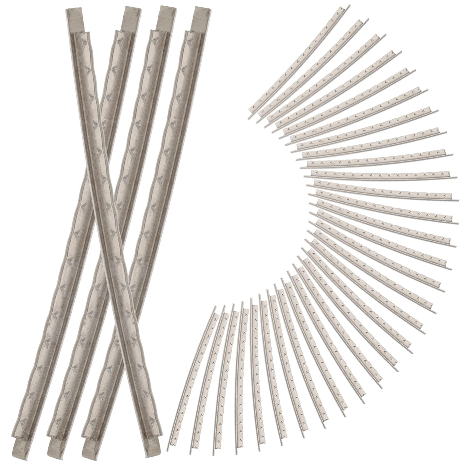 Levemolo Electric Guitar Fret Wire Bends 40pcs Classical Guitar Fret Wires Fretboard Replacement for Hardware