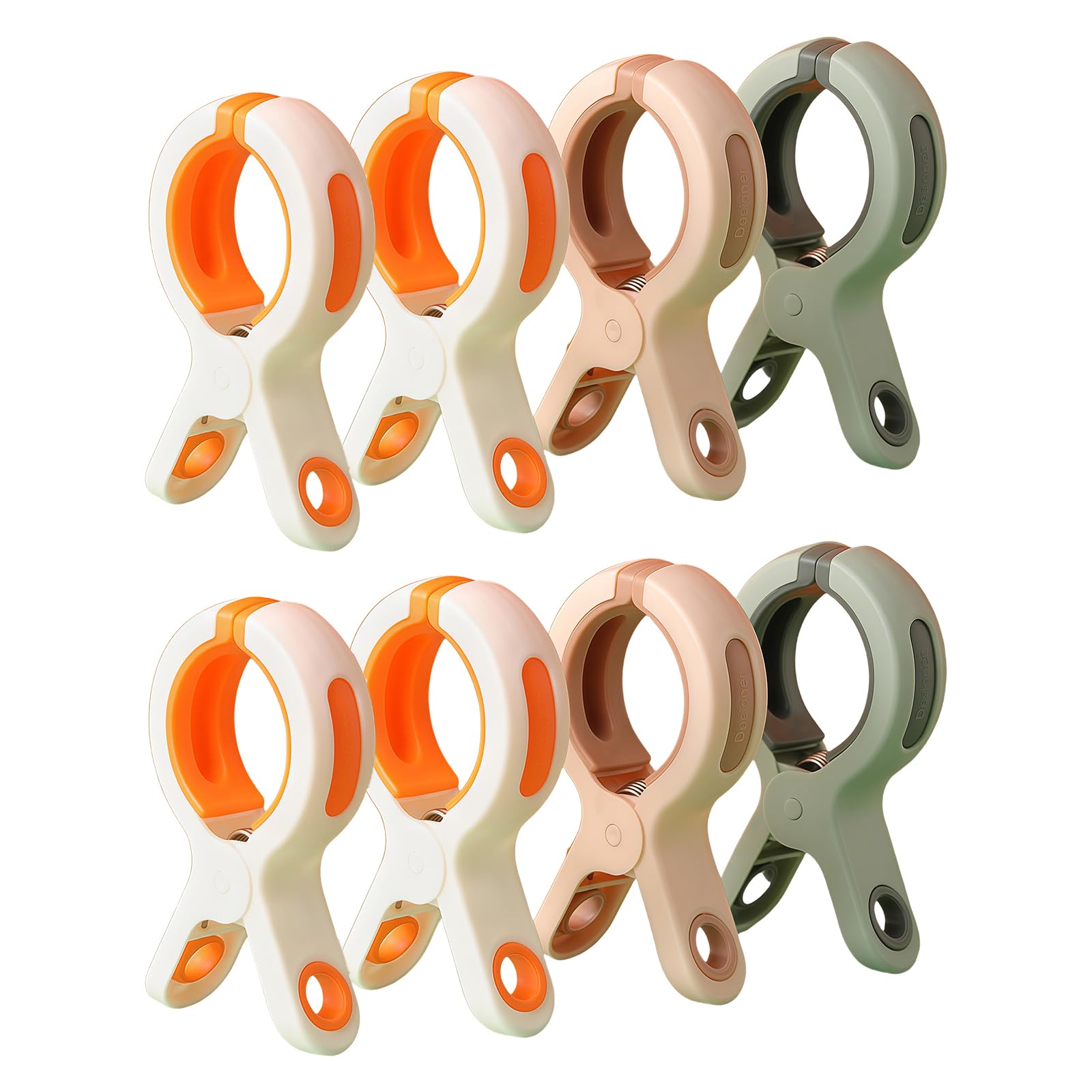 HGENAHGTF Practical ABS Clips for Thick Bedding and Garments Weatherproof ABS Clothespins Extra Strong GripClamps Heavy Duty Clothes Clips Windproof