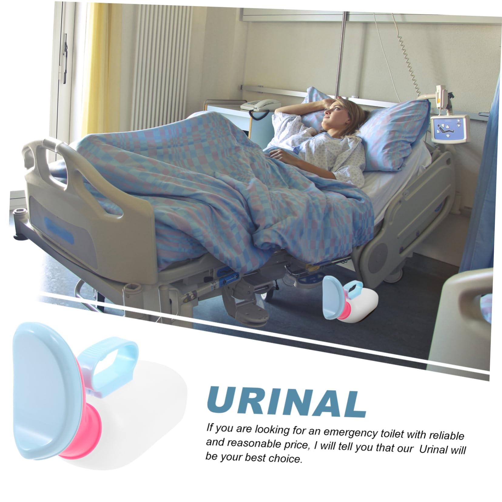 FRCOLOR Emergency Urination Device Portable Urinal Lid Female Urinal for Travel Camping Elderly Reusable