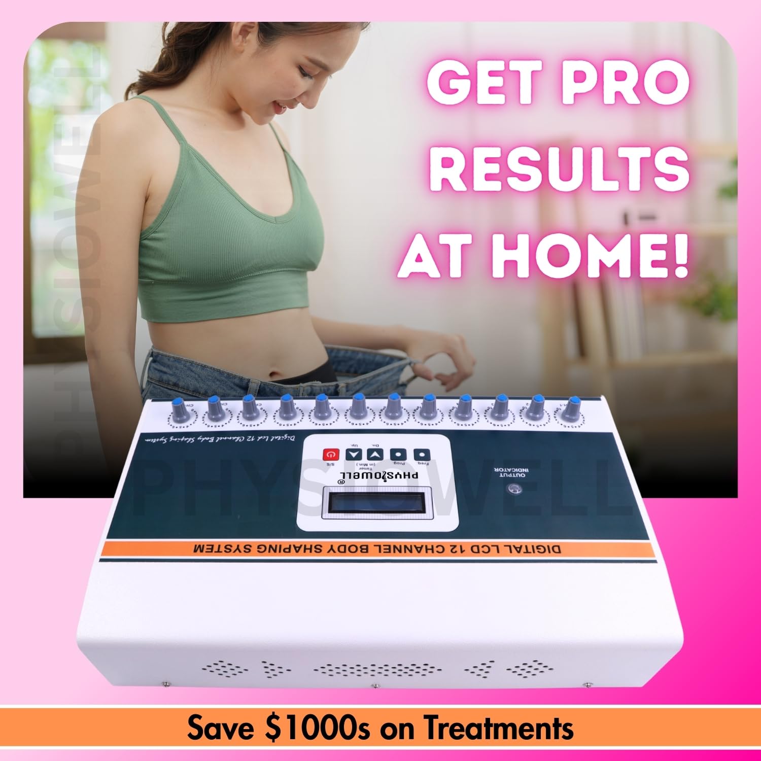 Review Physiowell 12 Channel Slimmer Machine For Weight Loss Fat 4 Review Physiowell 12 Channel Slimmer Machine For Weight Loss Fat